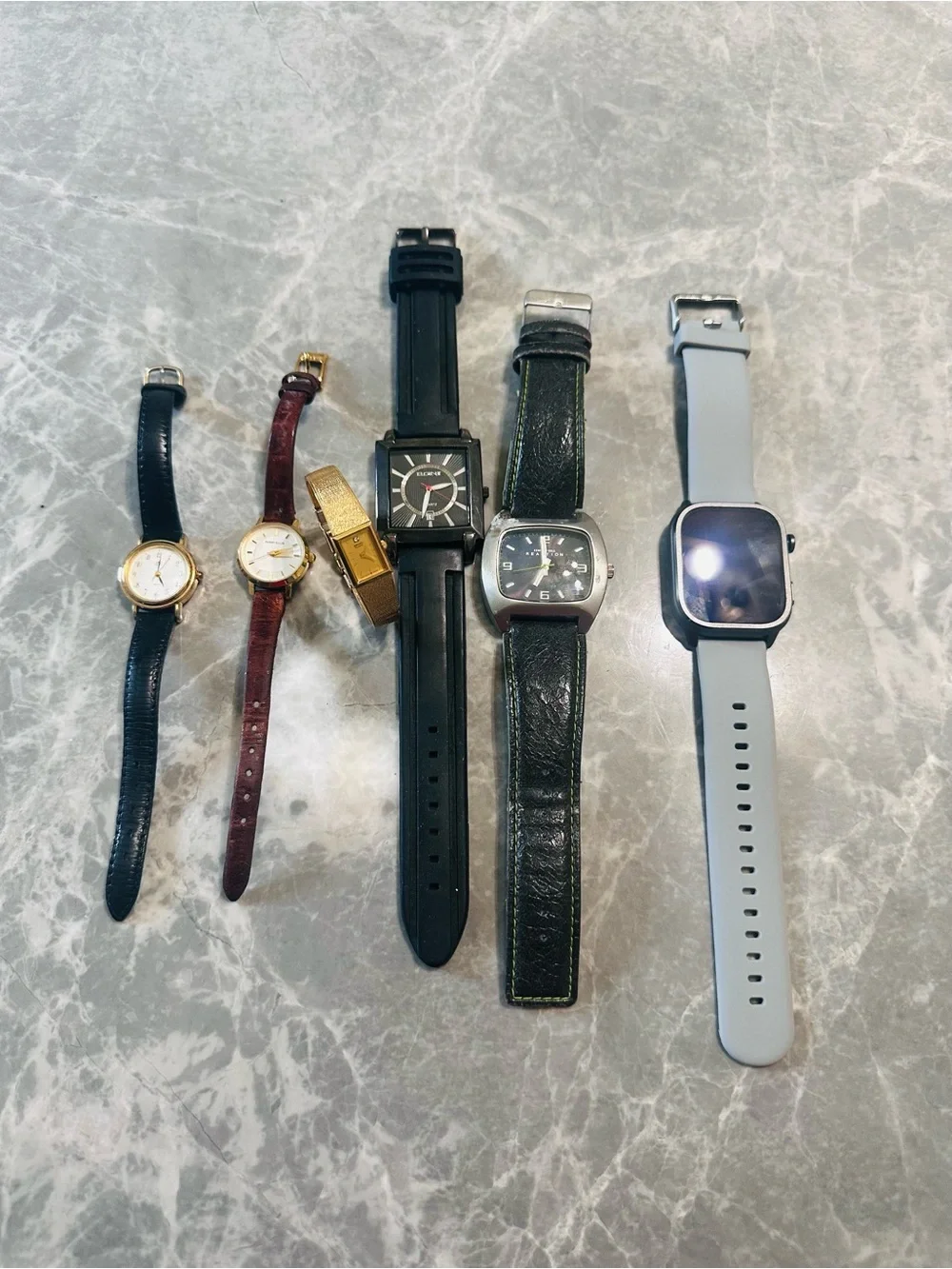 Watch Lot 6 Vintage Watches Japan Swiss Movement Untested Smart Watch